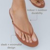 CUSHIONAIRE Cruise Flip Flops for Women Footwear | Vacation Beach Essentials | Casual Sandals with Wide Widths - 2 of 4