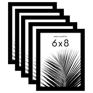Americanflat 5 Pack of Picture Frames - Plexiglass Cover - 1 of 4