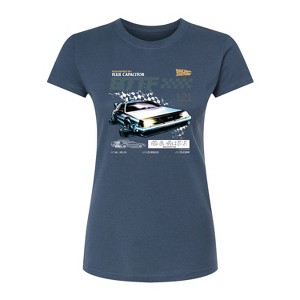 Women's - Back to the Future - Speedway Fitted Graphic T-Shirt - 1 of 2