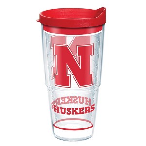 NCAA Nebraska Cornhuskers Tradition Classic Tumbler with Lid - 24oz - 1 of 3