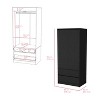 NicBex Armoire Wardrobe Closet Storage Cabinet with Doors & Drawers for Bedroom - 3 of 4