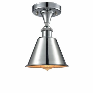 Smithfield - 1 Light Semi-Flush Mount In Industrial Style-9.5 Inches Tall and 7 Inches Wide - 1 of 1