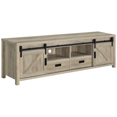 Target barn door on sale tv stand