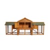 Kumasinova 79.5" Large Rabbit Cage with 2 Runs,Two Tier Small Animal Habitat for Guinea Pigs&Hamsters,Outdoor Bunny Cage with Tray&Waterproof Roof - 3 of 4