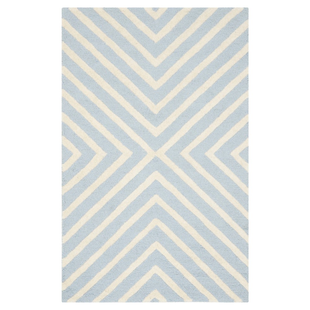 Harper Textured Area Rug - Light Blue/Ivory (4'x6') - Safavieh