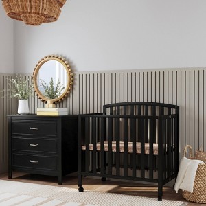 DaVinci Dylan Folding Portable 3-in-1 Mini Crib and Twin Bed - 1 of 4
