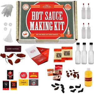 DIY Gifts Hot Sauce Making Kit Deluxe Edition, Gourmet Spicy Gift Set Featuring Heirloom Peppers & Spices, Natural & GMO Free - 1 of 4
