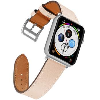 Naztech Leather Band for Apple Watch (42/44mm) - Beige