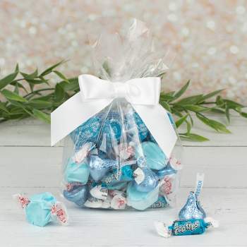 12ct Light Blue Candy Goodie Bag Party Favors by Just Candy (12 Pack)
