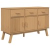 vidaXL Sideboard OLDEN Brown 44.9 in.x16.9 in.x28.9 in. Solid Wood Pine - 2 of 4