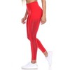 Women's High-Waist Mesh Fitness Leggings - White Mark - 2 of 4