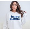 Simply Sage Market Women's Graphic Sweatshirt Happy Mama Puff Print - 2 of 4