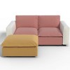 Ainfox L shaped Module Sofa 3 Seats Rainbow Sofa For Living Room,Vila,Apartment - 4 of 4