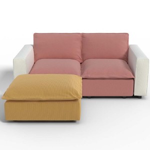 Ainfox L shaped Module Sofa 3 Seats Rainbow Sofa For Living Room,Vila,Apartment - 1 of 4