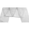 INSPIRE CHIC Women's Solid Contrast Color Pleated Long Satin Neck Scarves 49.2"x4.3" 1 Pc - 4 of 4