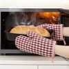 REGALWOVEN Durable Heat Resistant Waterproof Easy to Clean Kitchen Pot Holders and Oven Gloves for Cooking and Baking Oven Mitts - 3 of 4