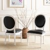 Holloway 19" H French Brasserie Oval Side Chair (Set of 2) - FOX6228 - Safavieh Couture - 3 of 4