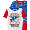 Sonic The Hedgehog Little/Big Boy's 4-Piece Cotton Pajama Set - 2 of 2