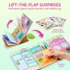 Klever Kits Reusable Sticker Book for Kids - 4 Play Scenes with 200+ Washable Stickers, Creative Activity Birthday Gift for Boys Girls Age 3+ - 4 of 4