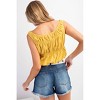 Women's Textured Cotton Gauze Top - Easel - 2 of 2