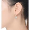 Sophisticated solitaire drop earrings with a sleek design for a modern and timeless appeal - 2 of 3