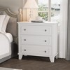 3 Drawer Dresser ,  Wood Chest of Drawers Bedroom Dresser, Rustic Small Drawers Dressers Nightstand Wooden Closet Storage Cabinet - 3 of 4