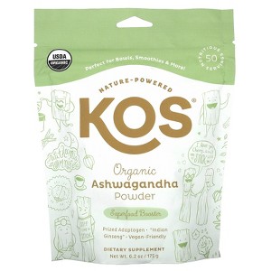 KOS Organic Ashwagandha Powder, 6.2 oz (175 g) - 1 of 2