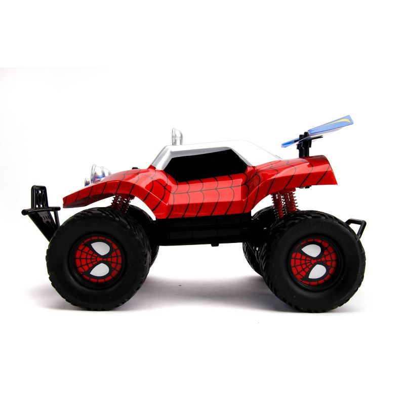 Jada Toys Marvel Spider-Man Buggy Remote Control Vehicle 1:14 Scale - Glossy Red, 4 of 9
