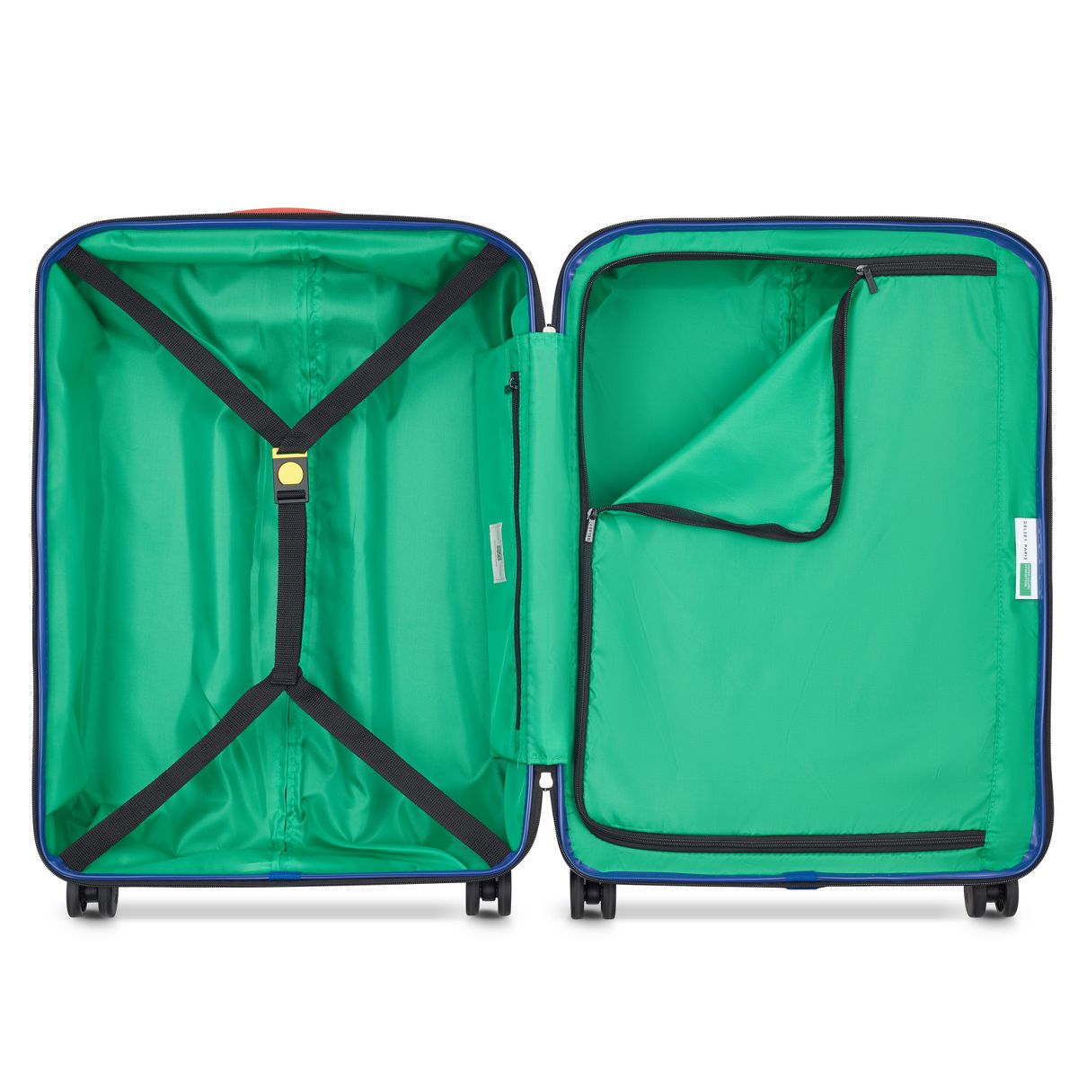 United Colors of Benetton x DELSEY PARIS Medium Checked 23" Hardside Spinner Suitcase - thumbnail 3