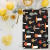 Little Arrow Design Co mushrooms on charcoal Cutting Board - Rectangle - 2 of 3