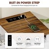 Fredees Multifunctional Vanity Desk with Mirror, LED Lights, USB Ports, Power Outlets, and Ample Storage – Stylish Makeup Dresser for Your Bedroom - 4 of 4