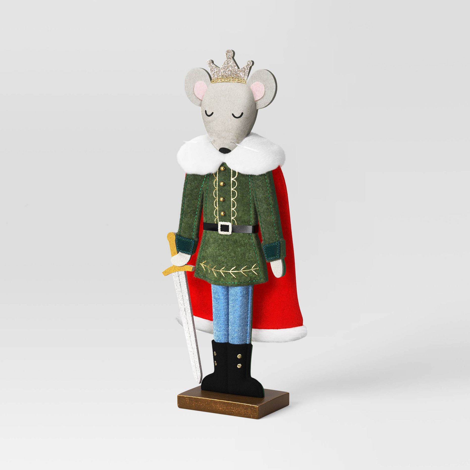 Christmas Fabric Mouse Figural Decor - Wondershop™