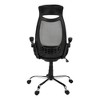 Office Chair, Adjustable Height, Swivel, Ergonomic, Armrests, Computer Desk, Work, Black Mesh, Chrome Metal - 2 of 4