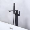 WOWOW Single-Handle Freestanding Tub Faucet with Hand Shower - 4 of 4