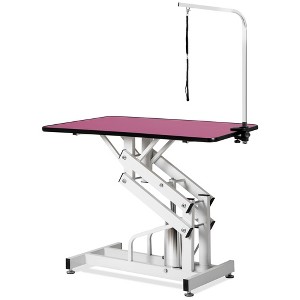 UbMelt 42.5 Inch Hydraulic Pet Grooming Table with Adjustable Arm and Noose for Medium/Large Dogs - 1 of 4