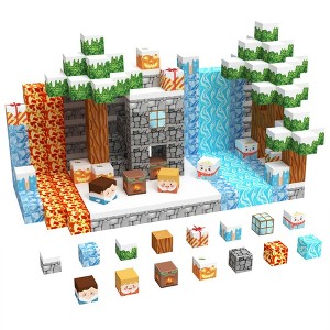 SEVOBAL Building Sets 100Pcs Snow World Magnetic Educational Blocks for Kids STEM Learning Toy Gift, Multicolor, 10.63"*5.31"*2.36" - 1 of 4