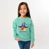 The Juniper Shop Chick Or Treat Watercolor Distressed Youth Sweatshirt - 2 of 4