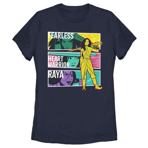 Women's Raya And The Last Dragon Fearless Heart Warrior Raya T-shirt ...