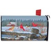 Briarwood Lane Mailbox Cover  - Standard Size - Birds of Winter Cardinals For Winter Mailbox Cover - 3 of 3