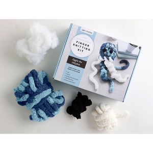 Super Simple Finger Knitting Kit Jiggle the Jellyfish - (Super Simple Finger Knitting Kits) by  Sabrina-Rose Benedict (Hardcover) - 1 of 1