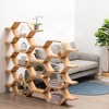 Honeycomb Bookshelf, Modular Bookshelf, Wall-Mounted Bookshelf, Shelving Unit, Suitable For Living Room, Study, Bedroom - 2 of 4