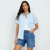 Lands' End Women's Recover Mid Rise 7" Jean Shorts - 4 of 4