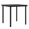 vidaXL 5 Piece Patio Dining Set with Cushions Brown - 4 of 4