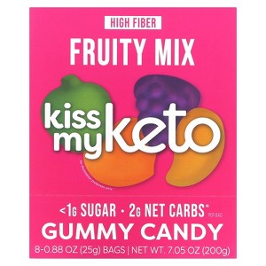 Kiss My Keto Gummies Candy – Low Carb Candy Fruity Mix, Keto Snack Pack – Healthy Candy Gummys – Vegan Candy, Keto Gummy Candy – Keto Candy Gummies - 1 of 3