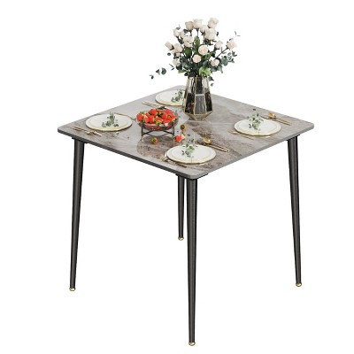 Kitchen Dining Table Furniture for Dinette Stone Top Rectangular Island Table