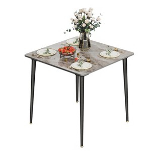 Kitchen Dining Table Furniture for Dinette Stone Top Rectangular Island Table - 1 of 4