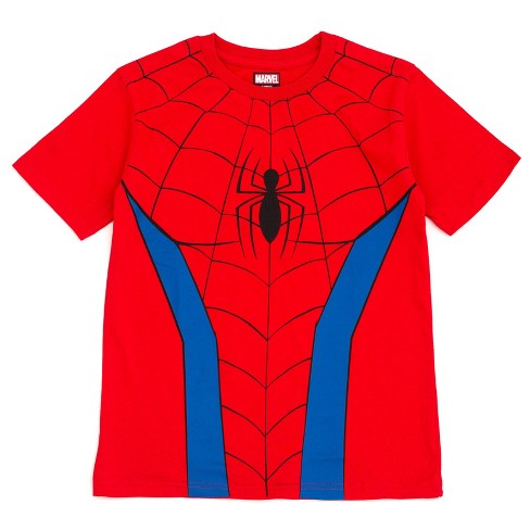 Marvel Spider man Big Boys Matching Family Cosplay T shirt Boys Red 10 12 Target