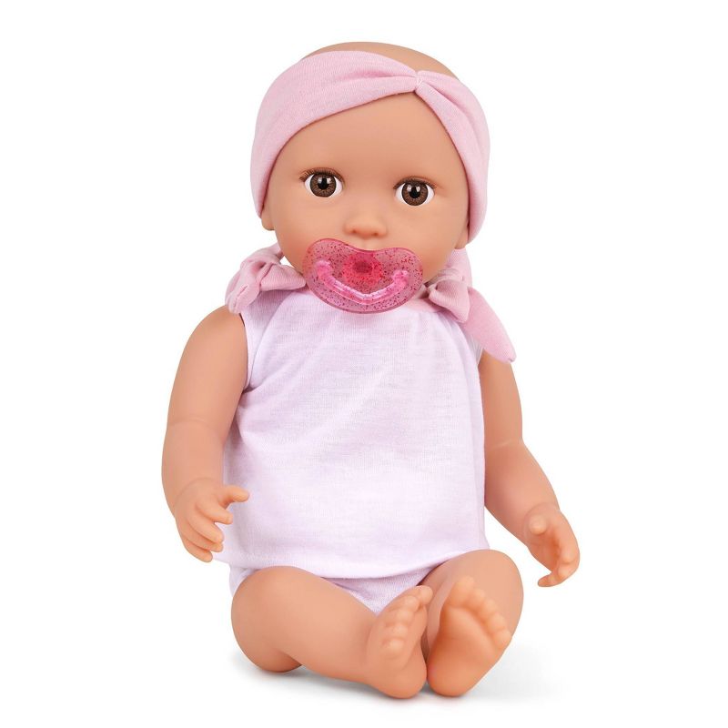 LullaBaby Doll With 2pc Outfit And Pink Pacifier, 5 of 11