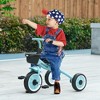 Vynxaria Kids Blance bike for Toddlers Age 2-5 with Adjustable Seat, Toddler Bike for Children with Basket, Bell, Handlebar Grips, Blue - 2 of 4
