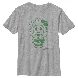Boy's Nintendo Legend of Zelda Link's Awakening Sleek Marin Avatar T-Shirt - 1 of 4